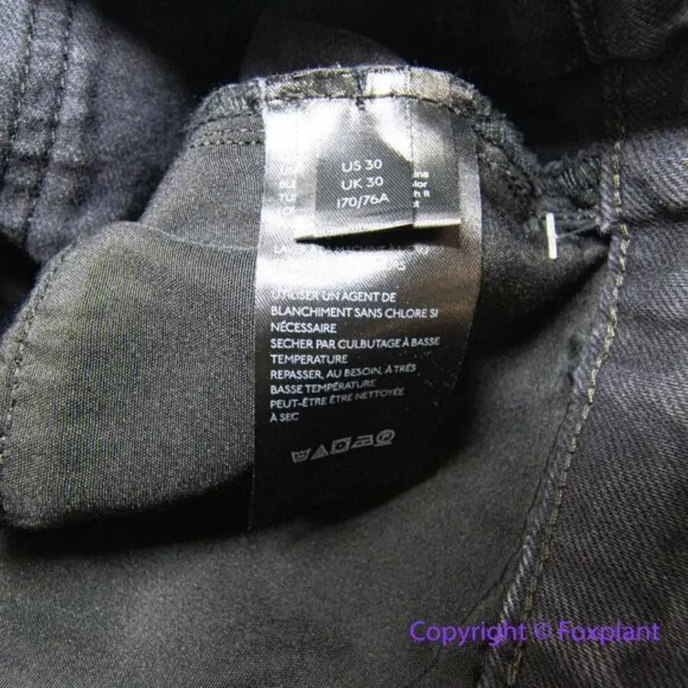 New! Free People We the Free black‎ straight jeans, women size 30
